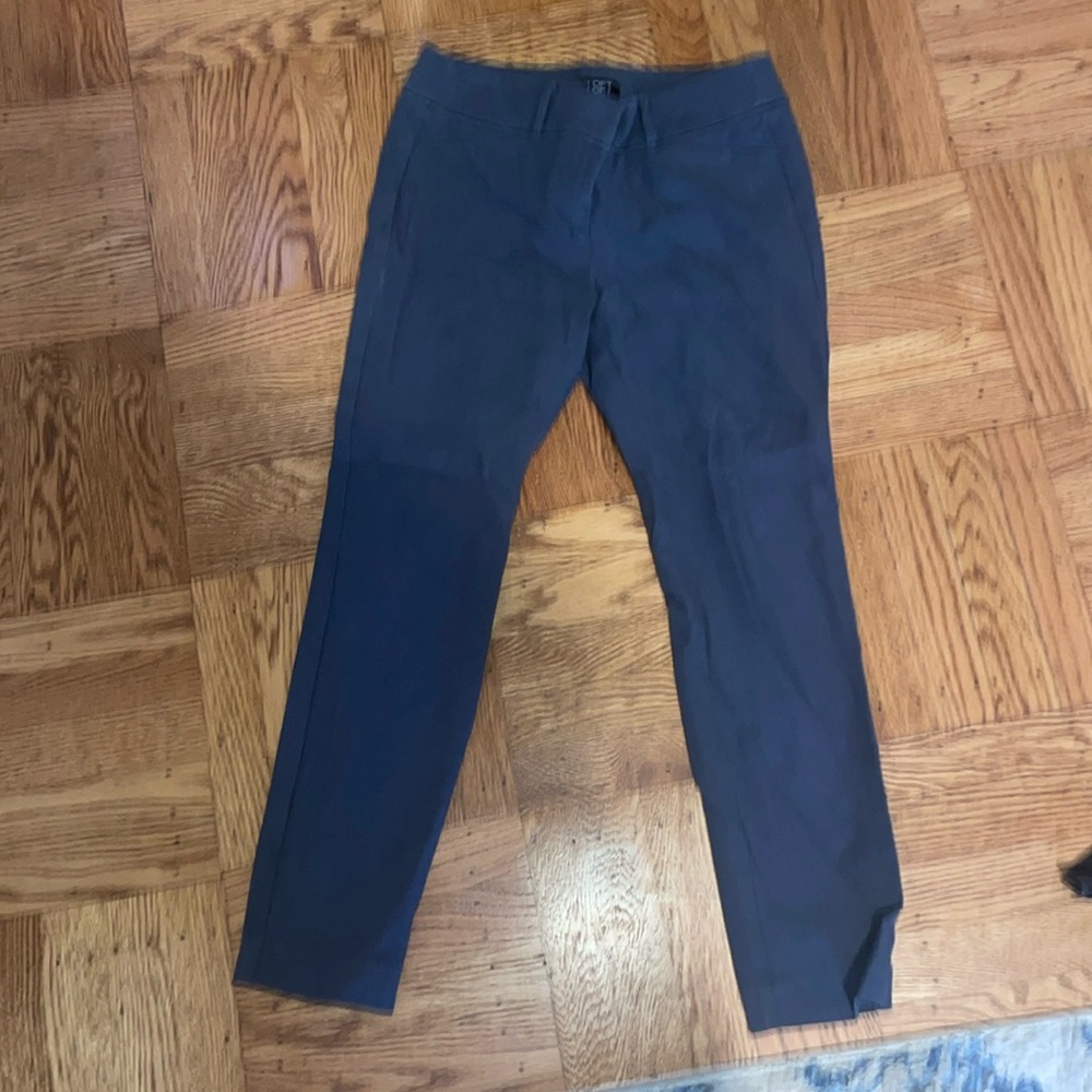 Loft size 4P Marisa skinny gray pants